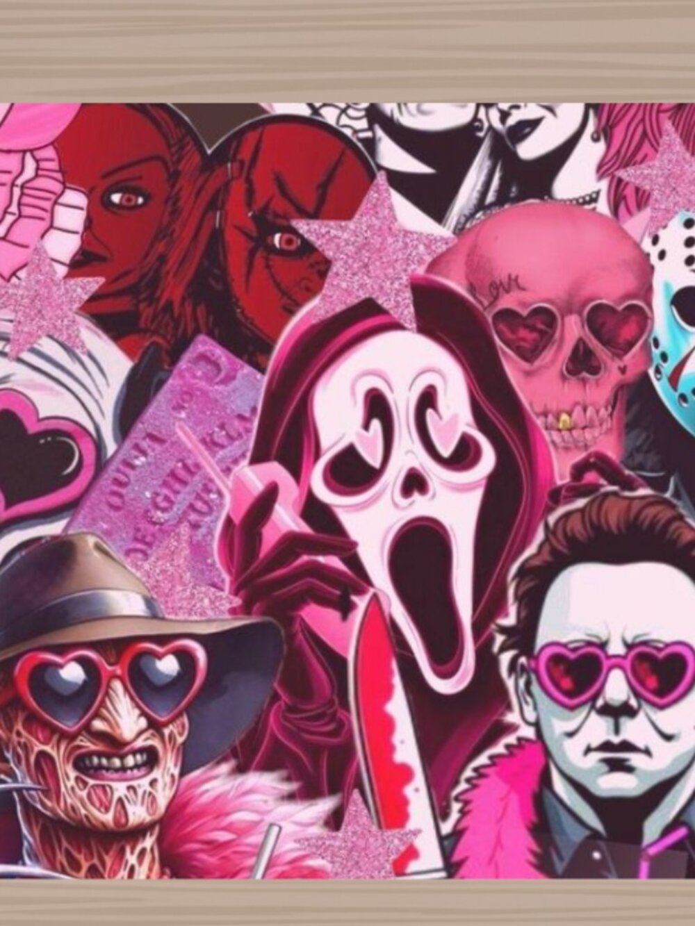 🩷👻 Pink Horror Mousepad - Picture 2 of 2